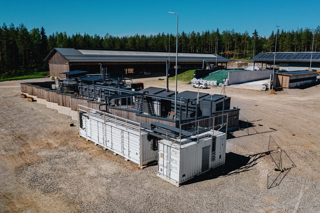 Qvidja farm Q Power R&D facilities and methanation unit